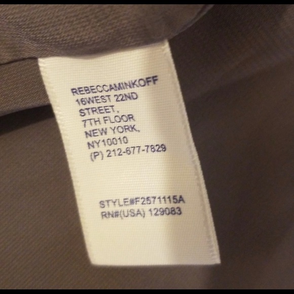 REBECCA MINKOFF BECKY GRAY SILK BLAZER SIZE 2 - Picture 7 of 8